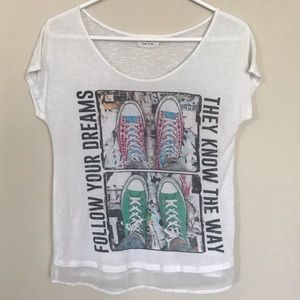 ❤️5/25 Follow Your Dreams Graphic T CONVERSE S